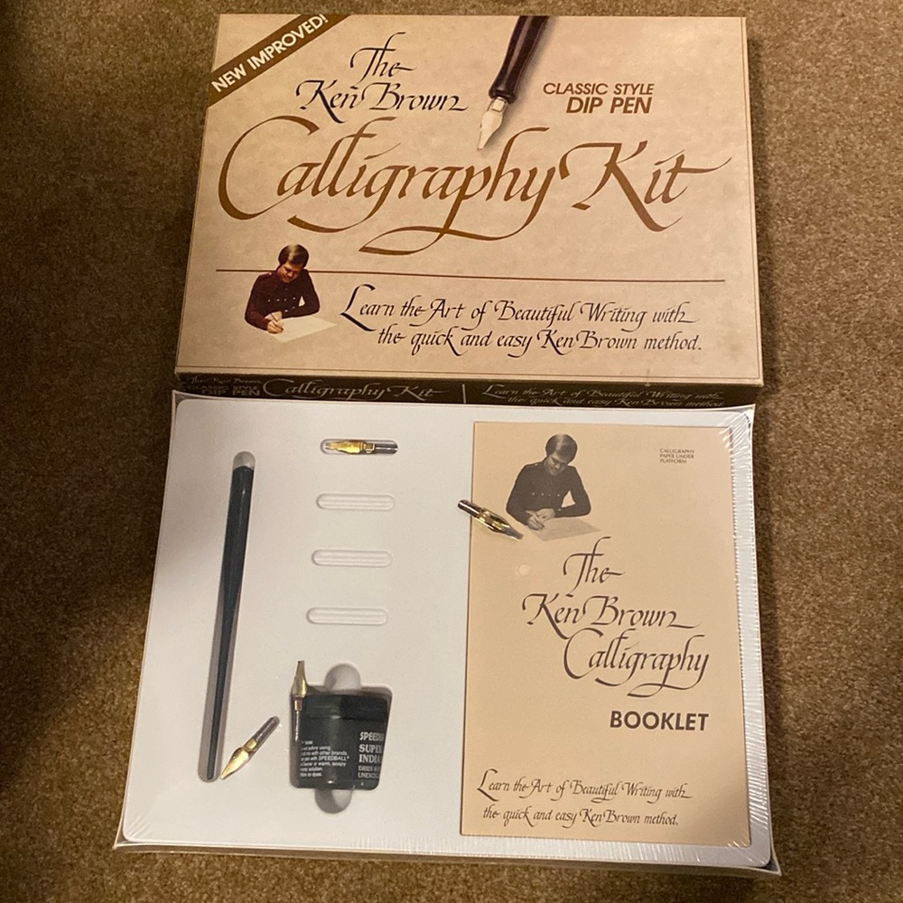 Brand new calligraphy kit